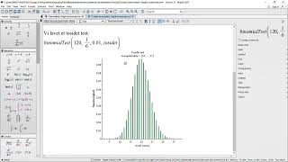 Tosidet binomialtest i Maple [upl. by Noonan]