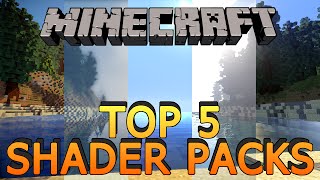 Minecraft  Top 5 shaders 18 [upl. by Biddy]