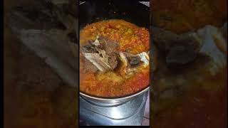 Egusi soup and pounded yam food cooking [upl. by Nnad754]