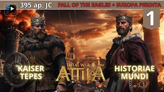 Campagne COOP avec KaiserTepes  Les peuples Goths  TW Attila  MOD Fall of the Eagles  1 FR [upl. by Bentlee489]