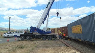 How to put a rail wagon back on the tracks [upl. by Ettedualc38]