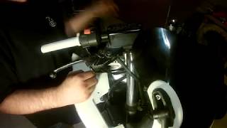 CBR600F2 Project  Throttle Cables and the Throttle Tube [upl. by Tallulah]