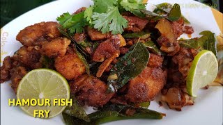 Fish Chilli  Hamour fish fry recipe  hamour fish recipe  fish chilli recipe  hamour fry recipe [upl. by Yelsew874]