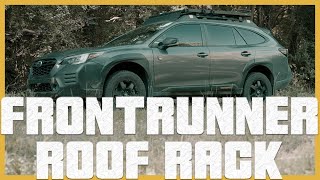 FrontRunner Roof Rack Review  2023 Subaru Outback Wilderness [upl. by Ennahs]