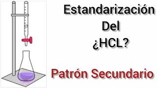 ESTANDARIZACIÓN del HCL quotPatrón Secundarioquot [upl. by Mehetabel]