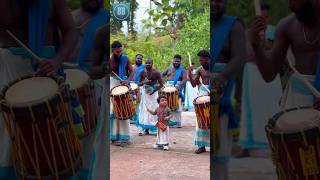 kid playing chenda melam  Poonans Blue Magic team shortvideo [upl. by Brant]