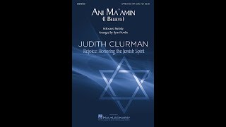 Ani Maamin I Believe SATB Choir  Arranged by Ryan Nowlin [upl. by Marquita]