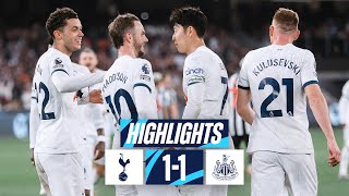 TOTTENHAM HOTSPUR 11 NEWCASTLE UNITED 45 PENS  FRIENDLY IN MELBOURNE FT JAMES MADDISON GOAL [upl. by Il]