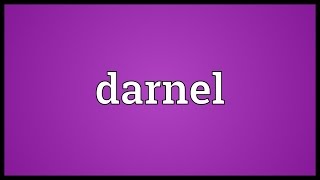 Darnel Meaning [upl. by Stu]