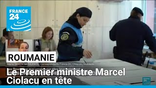 Présidentielle en Roumanie  le Premier ministre Marcel Ciolacu en tête • FRANCE 24 [upl. by Haberman]