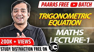 1Trigonometric EquationGeneral Solution IIT JEE MATHS Online Videos [upl. by Dygal]