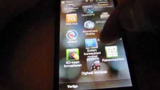 HTC HD2 Remote Desktop demo [upl. by Adnouqal617]