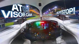 F1 DRIVERS EYE Lap With Pit Stop [upl. by Melvena559]