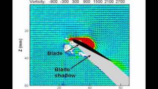 Particle Image Velocimetry PIV Measurements on a Cycloidal Rotor  Moble Benedict [upl. by Atiken715]