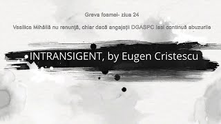 Ziua 24 Vasilica Mihaila nu renuntă chiar dacă angajatii DGASPC Iasi continuă abuzurile [upl. by Neyrb]