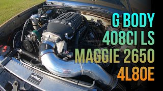 G Body Supercharged LS Swap Magnuson 2650408ci4L80e [upl. by Nawj]