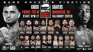 Free Full Event BKFC Fight Night Prospects Manassas [upl. by Ardnuhsal]