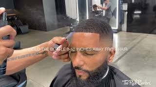 How to Use NHance Hair Fiber Hold Spray  The Rich Barber [upl. by Guy]