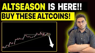 Altseason Is Here  Buy These Altcoins  Bitcoin Updates Today [upl. by Ecirbaf382]