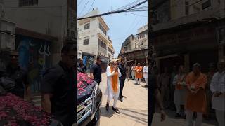 PM Shri Narendra Modi Ji offered prayers at Kaal Bhairav temple Varanasi l shorts l youtubeshorts [upl. by Vipul]