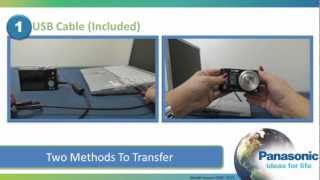 Panasonic  LUMIX  Function  How to transfer photos from your Lumix Camera to a PC [upl. by Nagaet]