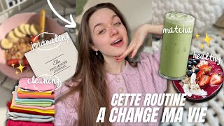 LA ROUTINE QUI A CHANGE MA VIE journaling manifestation cleaning [upl. by Alcock]