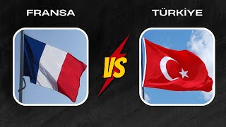 Fransa vs Türkiye Askeri Güç Karşılaştırması 2024 [upl. by Yme]