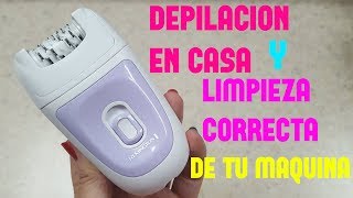 DEPILACION COMO LIMPIAR TU MAQUINA DEPILADORA CORRECTAMENTE [upl. by Marjorie]