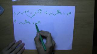 Acid Catalyzed Dehydration of Alcohols [upl. by Ellennad]