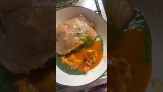 Sunday breakfast 🥘nigerianmeal breakfast amala [upl. by Godwin]