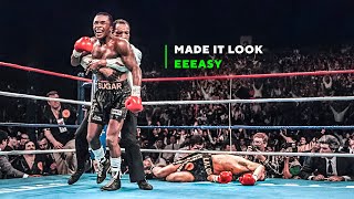 🔥The Greatest EVER… Combo Knockout Machine  Ray Leonard [upl. by Phebe37]