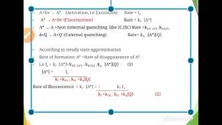 Stern Volmer Equation [upl. by Dewie]