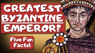 Who Was Justinian  FIVE FUN FACTS [upl. by Mace]