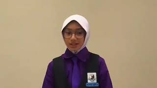 3MINUTES PUBLIC SPEAKING ASPIRASI MADANI  INNOVATIONS IN GREEN TECHNOLOGY [upl. by Yecam648]