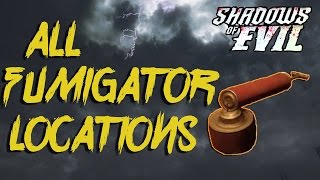 Shadows of Evil All Fumigator LocationsAlien Pod Walkthrough Black Ops 3 Zombies [upl. by Darius895]