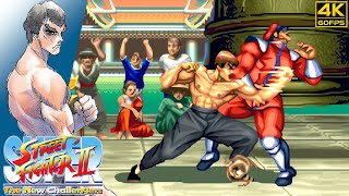 Super Street Fighter II  Fei Long Arcade  1993 4K 60FPS [upl. by Attenrev]