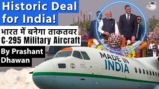 Now India will Produce Powerful C295 Aircraft  PM Modi Inaugurates Historic Plant [upl. by Ann]