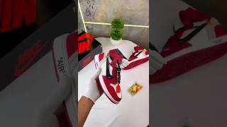 Nike Jordan Retro 1 high X Off White quotCHICAGOquot PRICE 3200💲 sneakers jordan ytshorts [upl. by Adnyleb]