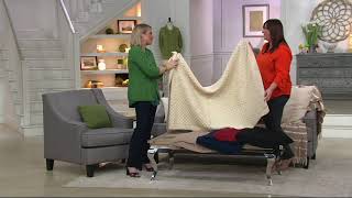 Kilronan Merino Wool Throw Blanket on QVC [upl. by Polloch869]