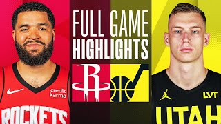 ROCKETS at JAZZ  FULL GAME HIGHLIGHTS  April 11 2024 [upl. by Soule867]