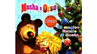 Masha e Orso Il magico Natale di Masha  libro per bambini letto ad alta voce [upl. by Dew]