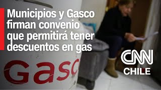 Municipios y Gasco firman convenio para tener descuentos en precios de cilindros de gas [upl. by Ahsinal69]