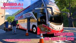 LIBERPESA  G8 1800 DD 6X2 GUAYAQUIL  STA ELENA  MONTAÑITA  map ecuador ats [upl. by Warton]