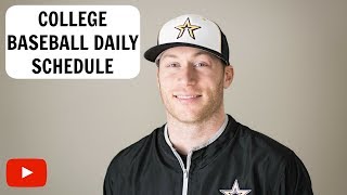 Day in the Life of a College Baseball Player [upl. by Bikales]