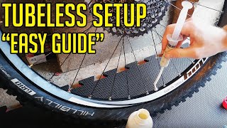 How To Convert To Tubeless Tires  Easy Tubeless Conversion [upl. by Concha]