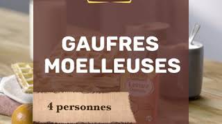 Recette gourmande  Gaufres moelleuses vanillées Vahiné [upl. by Ramalahs]