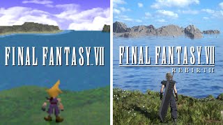 Comparing Final Fantasy 7 to FF7 REBIRTH [upl. by Aneelak693]