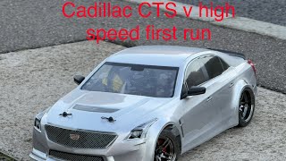 Cadillac CTS V high speed run first [upl. by Edniya90]