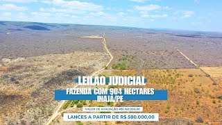 Fazenda com 904 Hectares  Inajá  PE [upl. by Dalia]