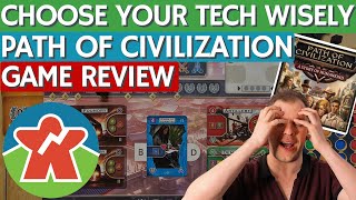 Path of Civilization  Board Game Review  Choose Your Technology Wisely [upl. by Mashe928]